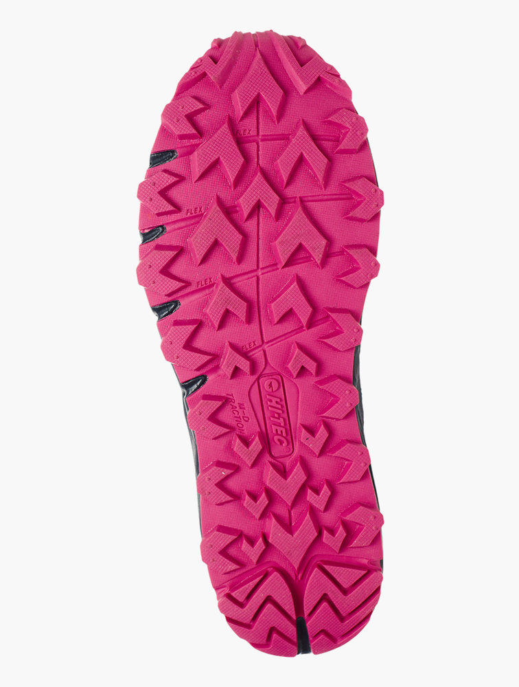 MyRunway | Shop Hi-Tec Black & Purple V-Lite Shift Boots for Women